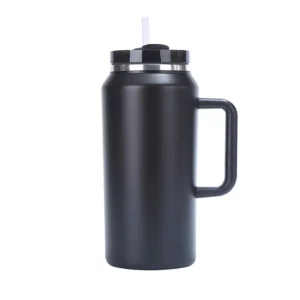 Vaso inoxidable aislado al vacío de 64 oz con asa AG-st70064